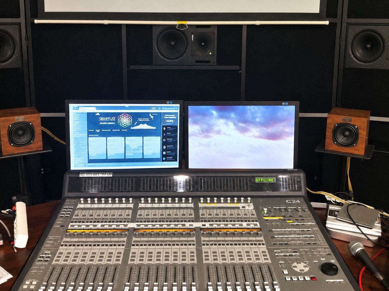 Tampere University of Applied Sciences studio with Schaissetone reference loudspeakers